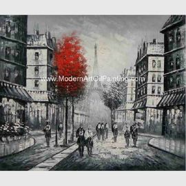 Bức tranh Paris màu đen và trắng, Bức tranh phong cảnh bằng dao ấn tượng