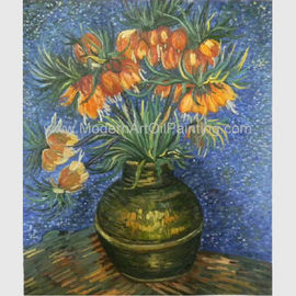 Van Gogh Sơn dầu Fritillaries trong một bản sao kiệt tác bình đồng