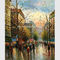 Cảnh đường phố Paris đương đại Khung tranh canvas Khung kéo dài