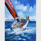Palette tàu tranh vẽ trên thuyền trừu tượng cho câu lạc bộ công ty