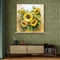 Hoa hướng dương Palette Knife Tranh để trang trí nội thất phòng khách