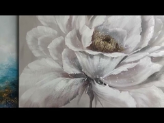 Tranh sơn dầu Sunrise Seascape Palette Knife Thuyền buồm linh hoạt