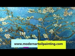Tranh sơn dầu hoa mai của Vincent Van Gogh trên vải