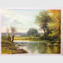 Những bức tranh sơn dầu phong cảnh gốc theo trường phái ấn tượng Cảnh quan núi đá làm bằng tay trên vải