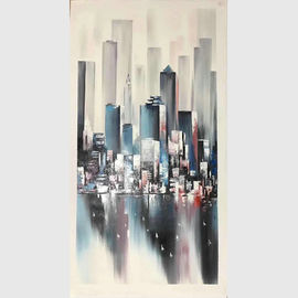 Canvas trang trí hiện đại acrylic bức tranh cảnh quan thành phố cho ngôi nhà
