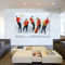 Tranh sơn dầu đương đại khổ lớn Âm nhạc Người Vải Polyester cho trang trí tường phòng khách