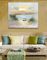 Thủ công sơn dầu dày Bảng màu Dao Phong cảnh Bãi biển Tàu Trang trí Ngôi nhà Hiện đại