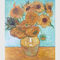 Tranh sơn dầu Van Gogh vẽ tay, Tranh sơn dầu tĩnh vật Hoa hướng dương Vincent