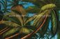 Bức tranh tác phẩm nghệ thuật Hawaii bằng tay, Cây dừa Tranh sơn dầu phong cảnh trên vải